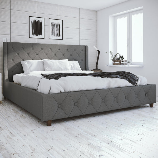 Ameriwood Home CosmoLiving Mercer Upholstered Bed