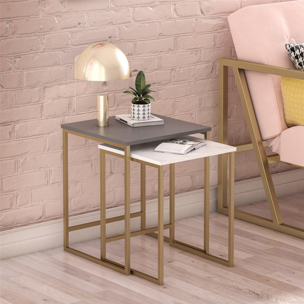 Ameriwood Home CosmoLiving Scarlett Nesting Tables