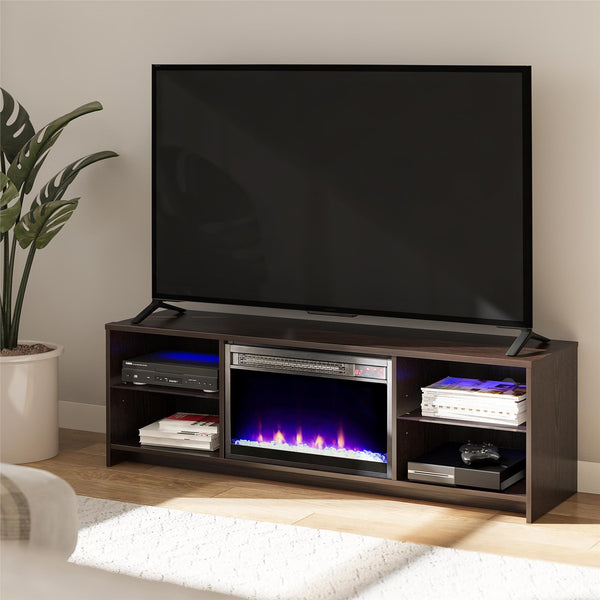 Ameriwood Home Ameriwood Home Crystal Fireplace Console For TVs Up To 65"