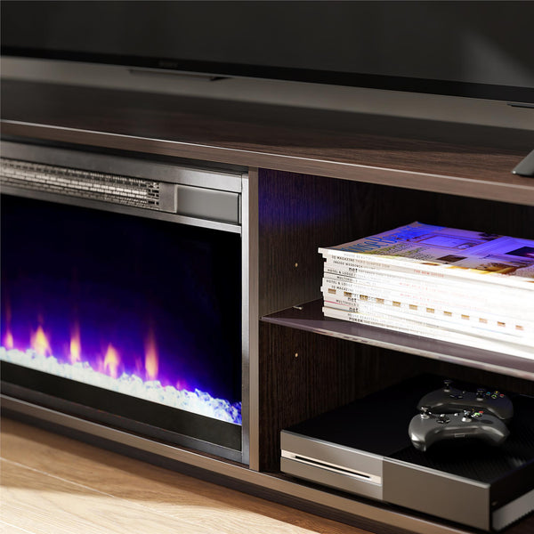 Ameriwood Home Ameriwood Home Crystal Fireplace Console For TVs Up To 65"