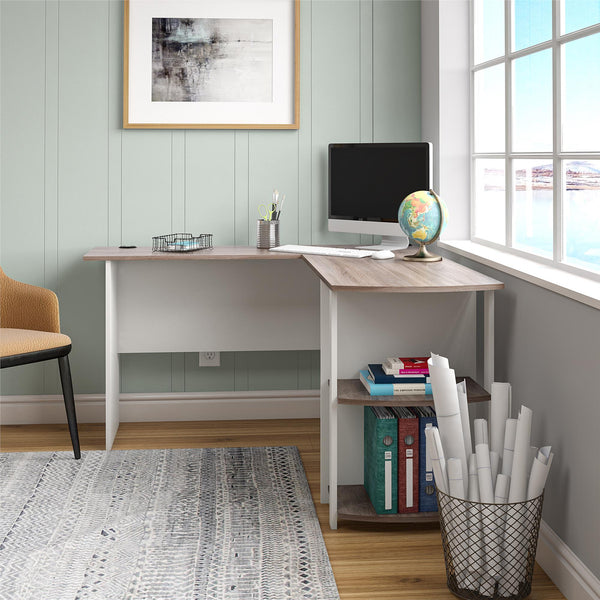 Ameriwood Home Ameriwood Home Dakota L Desk With Bookshelves