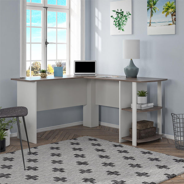 Ameriwood Home Ameriwood Home Dakota L Desk With Bookshelves