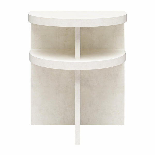 ameriwood home Ameriwood Home Daytona Modern Semicircle End Tables Set of 2 ameriwood home Ameriwood Home Daytona Modern Semicircle End Tables Set of 2
