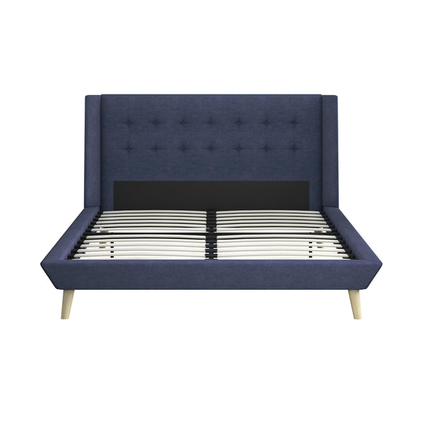 ameriwood home DHP Aliyah Upholstered Bed Frame