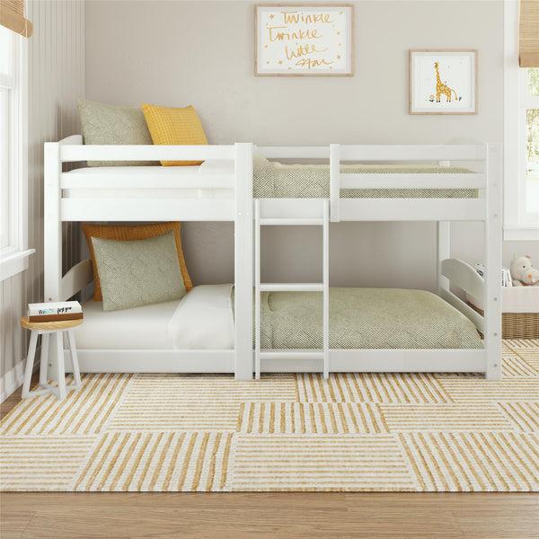 Ameriwood Home DHP Birley Kids' Low Wood Bunk Bed
