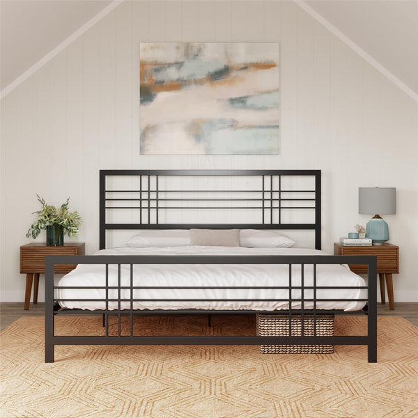Ameriwood Home DHP Burbank Metal Bed