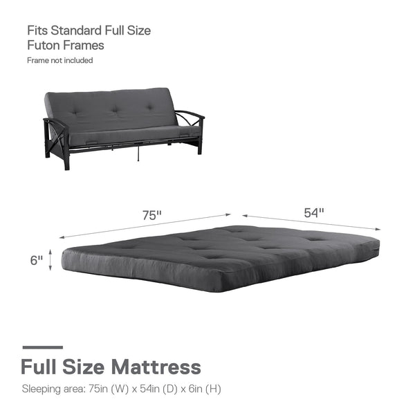 Ameriwood Home DHP Caden 6" Futon Mattress