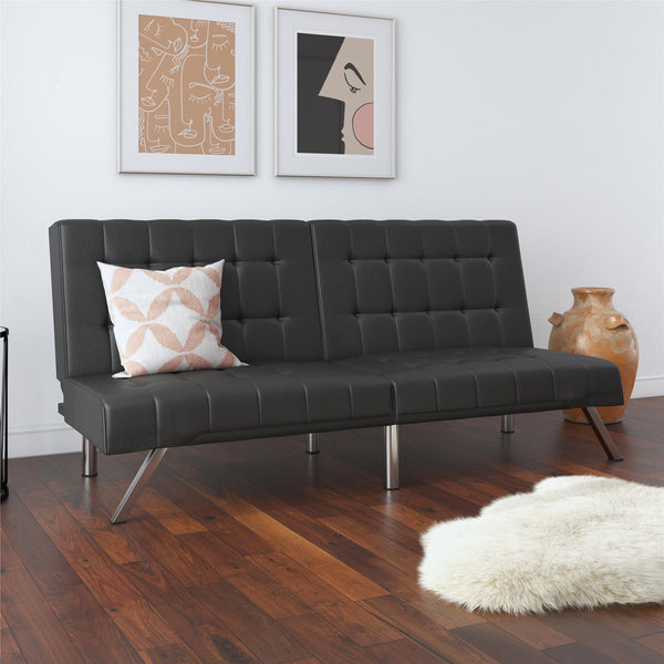 Ameriwood Home DHP Emily Armless Futon Sofa Bed