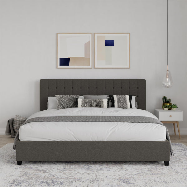 Ameriwood Home DHP Emily Upholstered Bed