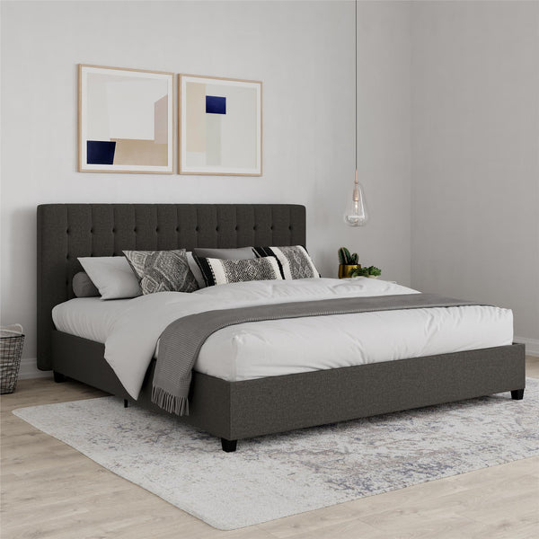 Ameriwood Home DHP Emily Upholstered Bed