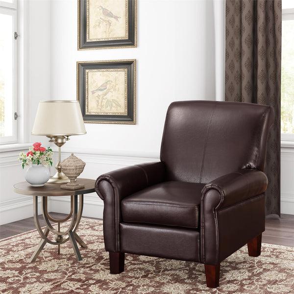 Ameriwood Home DHP Faux Leather Club Chair