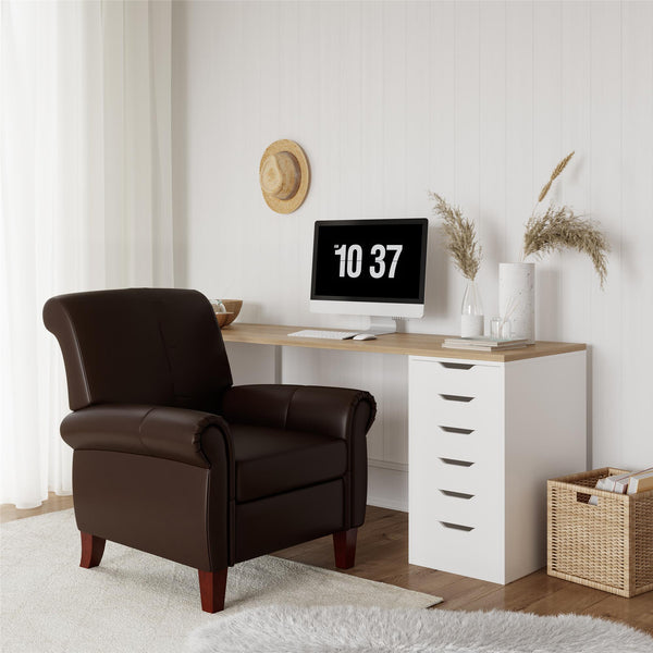 Ameriwood Home DHP Faux Leather Club Chair