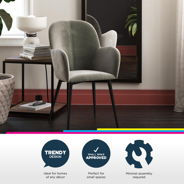 Ameriwood Home DHP Fitz Modern Accent Chair