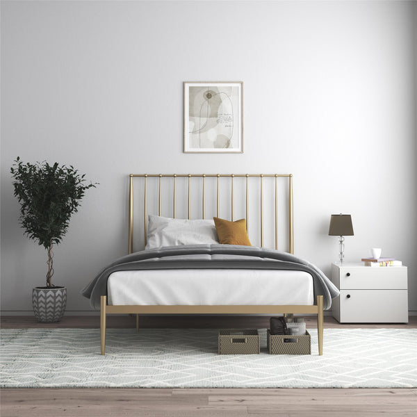 Ameriwood Home DHP Giulia Modern Metal Bed Frame