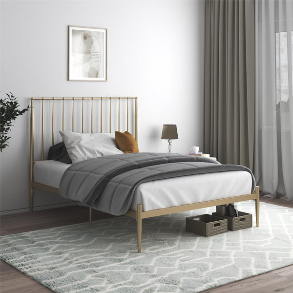 Ameriwood Home DHP Giulia Modern Metal Bed Frame