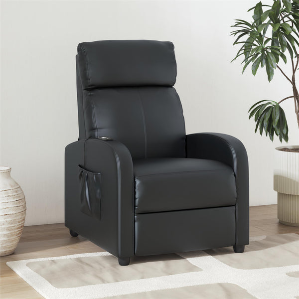 Ameriwood Home DHP Harrison Pushback Recliner