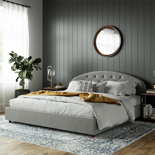 Ameriwood Home DHP Ilena Upholstered Bed Frame