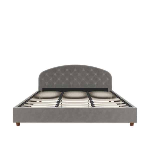 ameriwood home DHP Ilena Upholstered Bed Frame