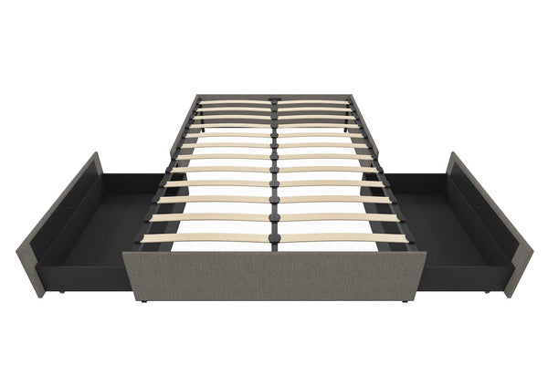Ameriwood Home DHP Maven Bed Frame With Storage