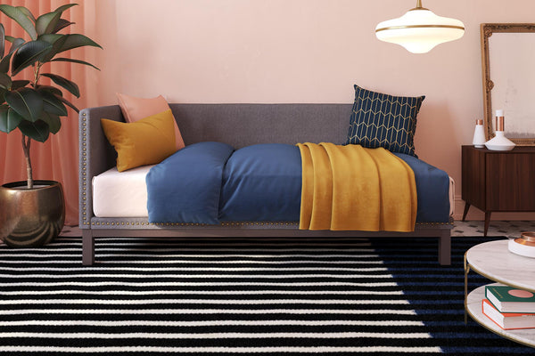 Ameriwood Home DHP Mid Century Upholstered Daybed