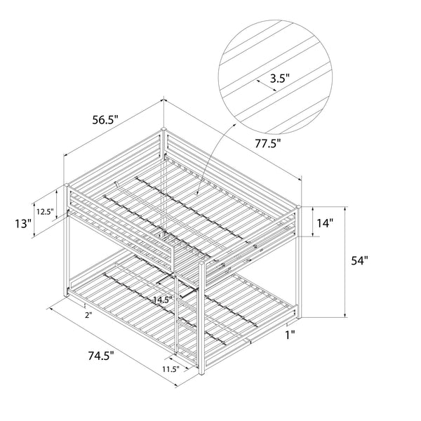 Ameriwood Home DHP Miles Kids' Bunk Bed