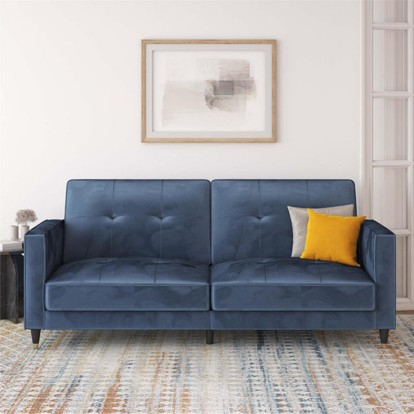 Ameriwood Home DHP Penelope Tufted Futon Sofa Bed
