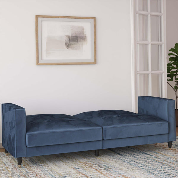 Ameriwood Home DHP Penelope Tufted Futon Sofa Bed