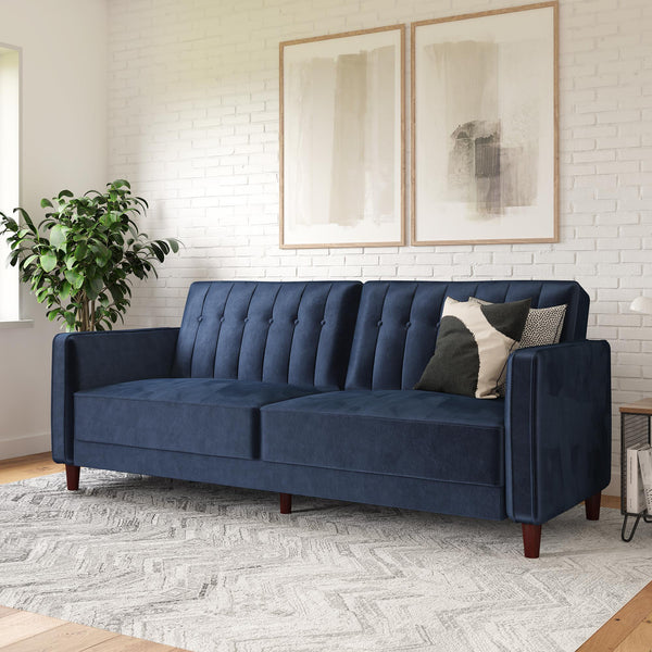 Ameriwood Home DHP Pin Tufted Futon Sofa Bed