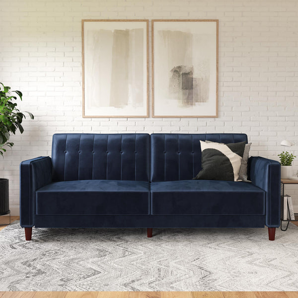 Ameriwood Home DHP Pin Tufted Futon Sofa Bed
