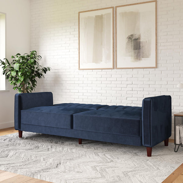 Ameriwood Home DHP Pin Tufted Futon Sofa Bed