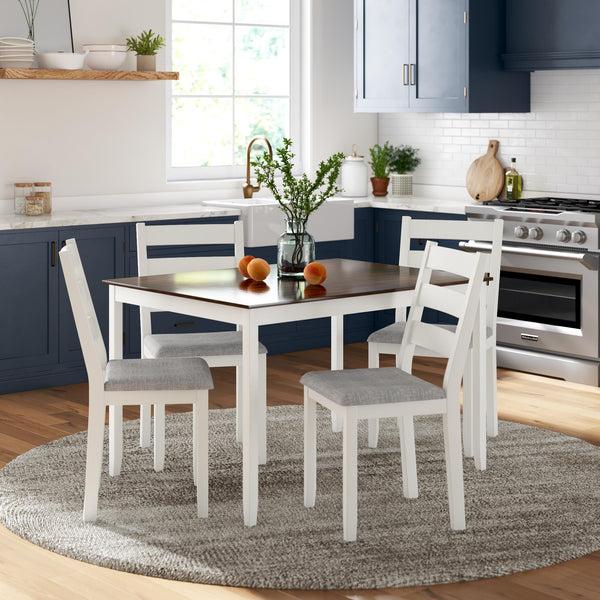 Ameriwood Home DHP Reila 5-Piece Wood Dining Set