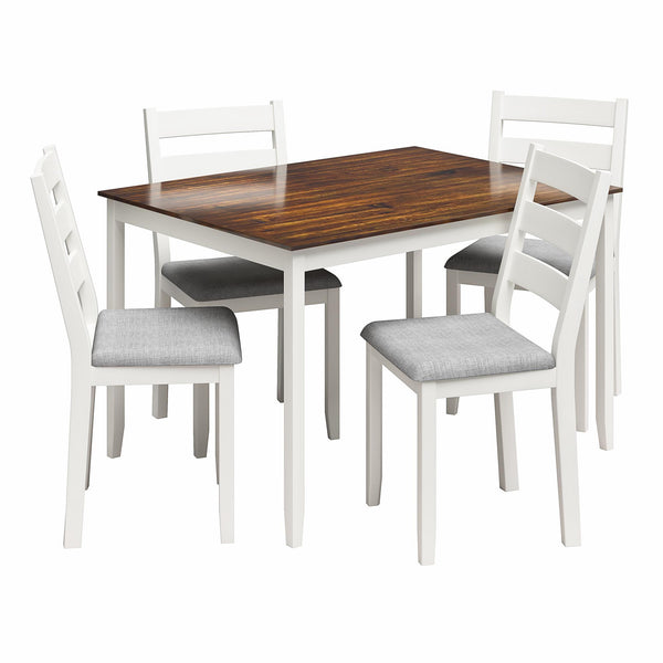 ameriwood home DHP Reila 5-Piece Wood Dining Set