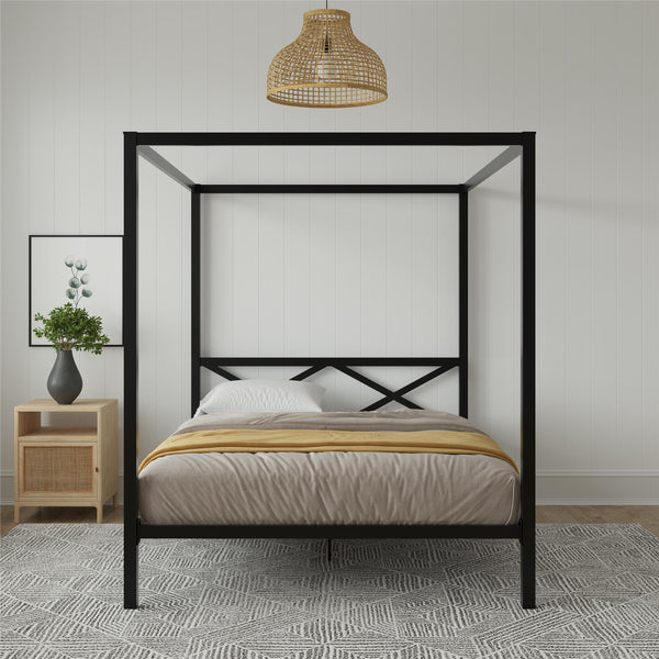 Ameriwood Home DHP Remna Metal Canopy Bed