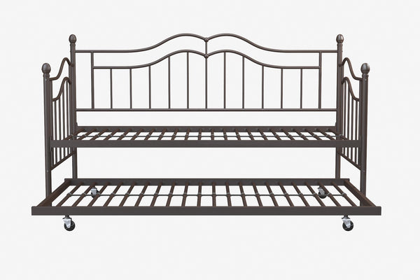ameriwood home DHP Tokyo Metal Daybed with Trundle