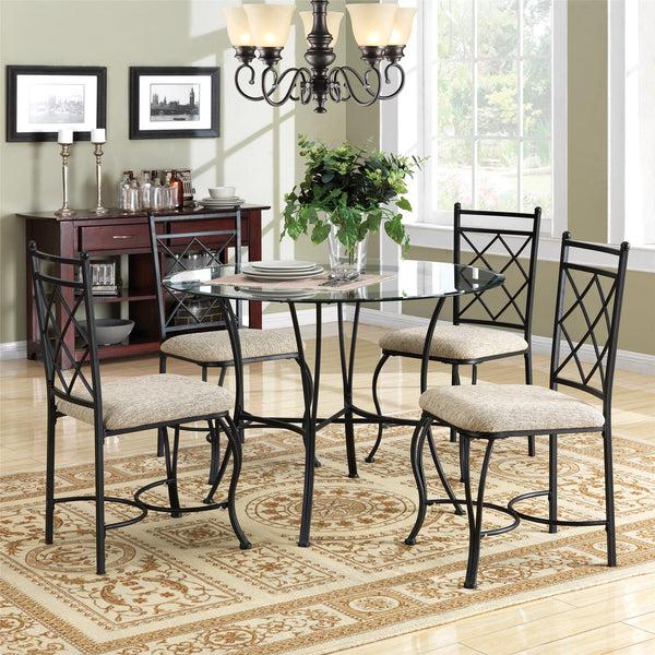 Ameriwood Home DHP Traditional 5-Piece Dining Set