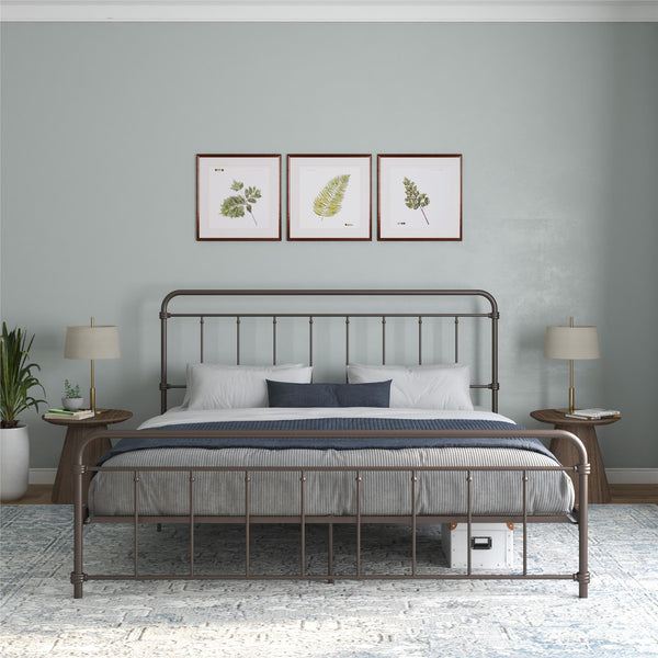 Ameriwood Home DHP Wallace Metal Bed Frame