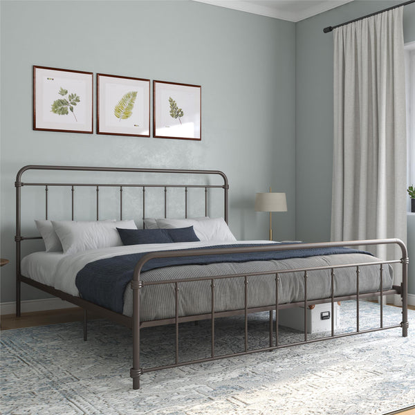Ameriwood Home DHP Wallace Metal Bed Frame