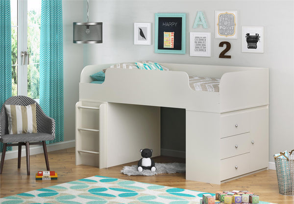 Ameriwood Home Ameriwood Home Elements Loft Bed Platform With Ladder