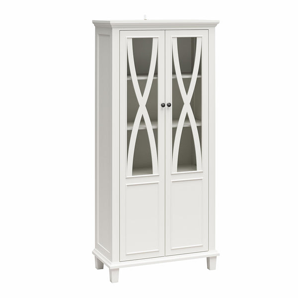 Ameriwood Home Ameriwood Home Ellington Tall Accent Cabinet With Glass Doors
