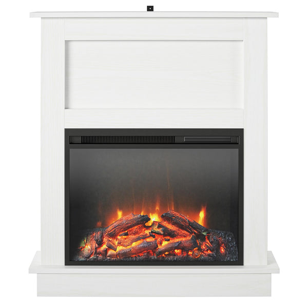 ameriwood home Ameriwood Home Ellsworth Electric Fireplace with Mantel