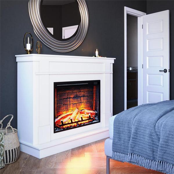 Ameriwood Home Ameriwood Home Elmcroft Mantel Fireplace TV Stand For TVs Up To 65"