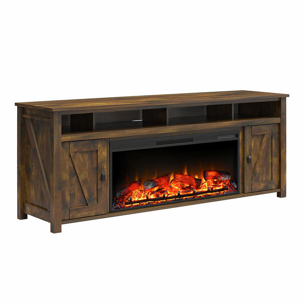 Ameriwood Home Ameriwood Home Farmington Electric Fireplace TV Console With Remote For TVs Up To 85"