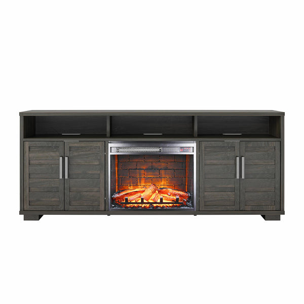 ameriwood home Ameriwood Home Flintrock Electric Fireplace Console TV Stand for TVs up to 75"