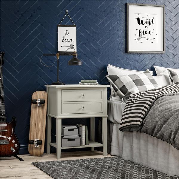 Ameriwood Home Ameriwood Home Franklin Accent Table With 2 Drawers