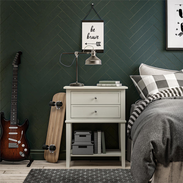 Ameriwood Home Ameriwood Home Franklin Accent Table With 2 Drawers