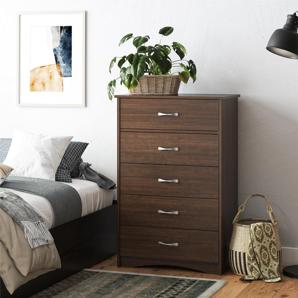 Ameriwood Home Ameriwood Home Jerry Hill Tall 5 Drawer Dresser