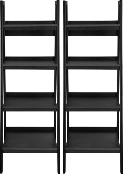 ameriwood home Ameriwood Home Lawrence Tall 4 Shelf Ladder Bookcase Bundle