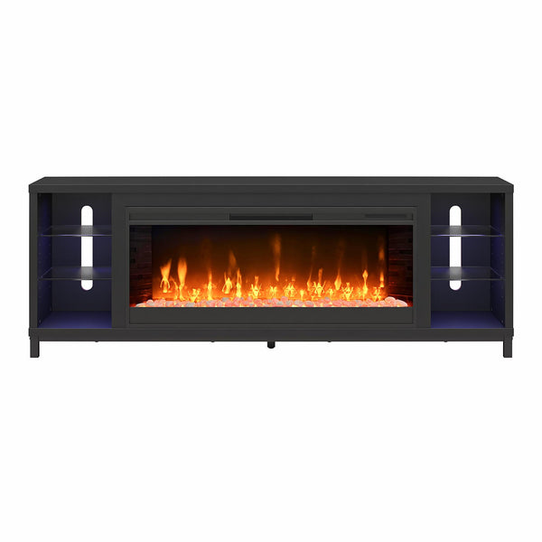 ameriwood home Ameriwood Home Lumina Modern Fireplace Media Console for TVs up to 70"