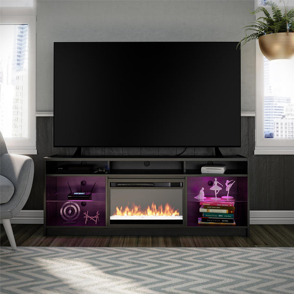 Ameriwood Home Ameriwood Home Luna Electric Fireplace TV Stand For TVs Up To 65"