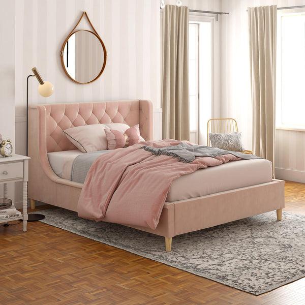 Ameriwood Home Max & Finn Ambrosia Upholstered Bed